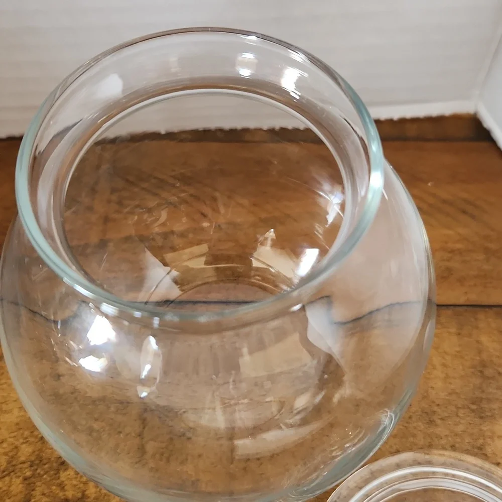 Princess House Heritage Cotton Ball Jar With Lid